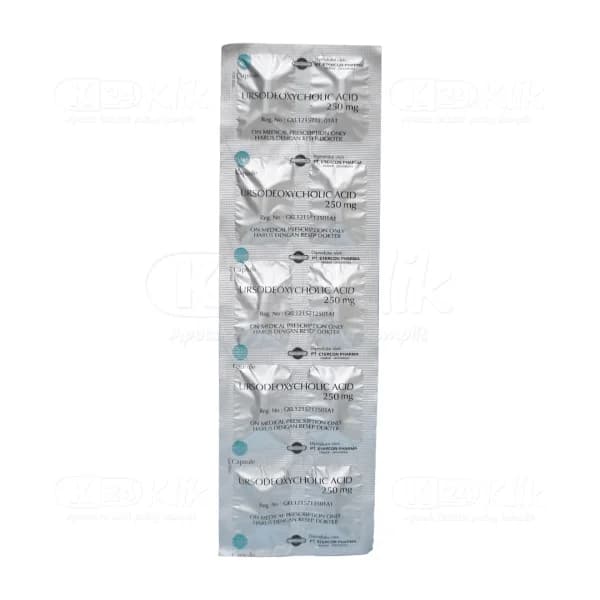 URSODEOXYCHOLIC 250 MG KAP