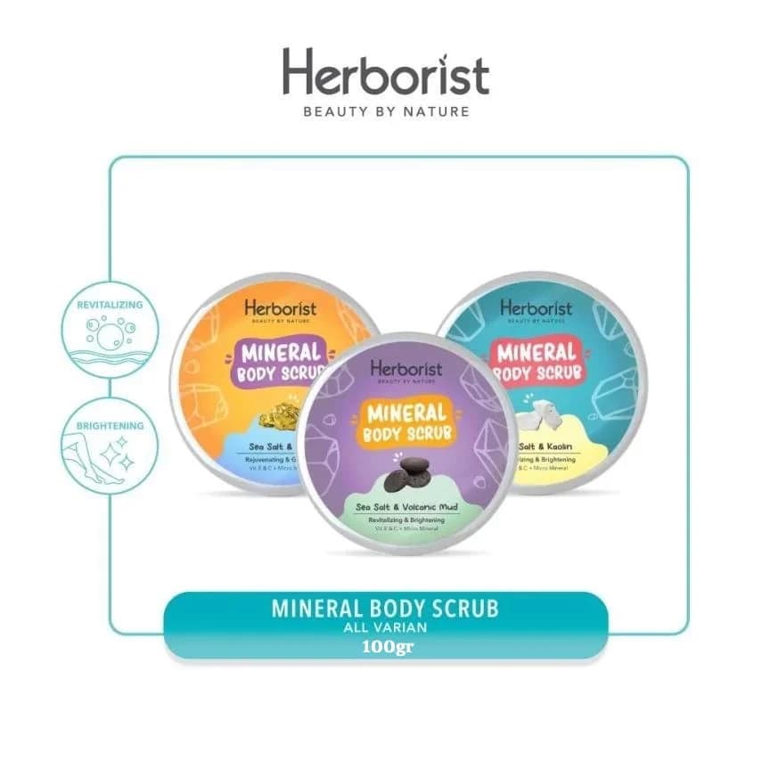 HERBORIST MINERAL BODY SCRUB @ 100 G