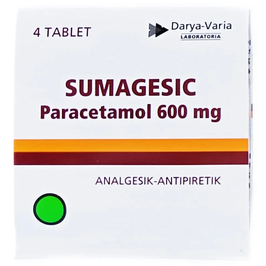 SUMAGESIC 600 MG @ 4 TAB