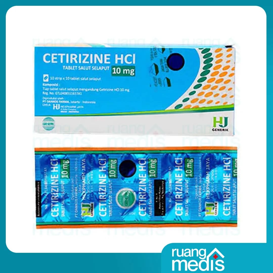 CETIRIZINE HCl 10 MG HXP